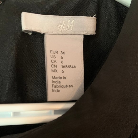 H&M Black Lace Mini-dress - Picture 3 of 4